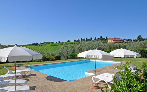 I Glicini: Schwimmbad, Eigentum, Resort, Grundeigentum, Haus, Gebäude, Urlaub, Freizeit, Villa, Schatten