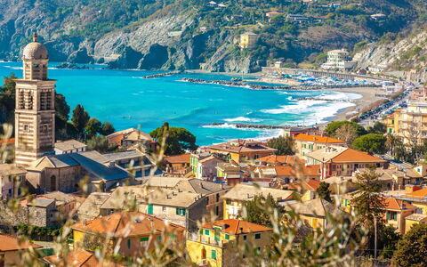 Olivi Del Mesco - Levanto: \Stadt, Küste, Bergdorf, Tourismus, Menschliche Siedlung, Azurblau, Dorf, Meer, Berg, Stadt