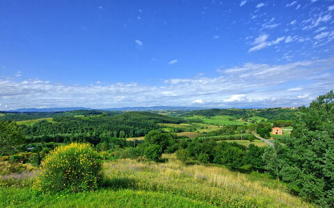Casa Legoli: Natürliche Landschaft, Himmel, Natur, Grün, Vegetation, Wiese, Natürlichen Umgebung, Blau, Hügel, Gras
