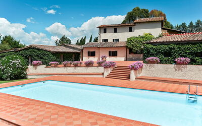 Colle Val D'Elsa 616: Eigentum, Schwimmbad, Gebäude, Haus, Urlaub, Grundeigentum, Villa, Zuhause, Die Architektur, Hazienda