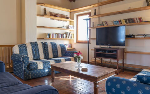 Chiusi 607: Couch, Möbel, Tabelle, Eigentum, Blau, Azurblau, Komfort, Wohnzimmer, Holz, Interior Design