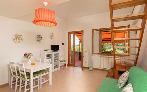 Calanchi Apartments: Interior Design, Möbel, Holz, Flooring, Fussboden, Decke, Zimmer, Holzbeize, Stuhl, Wohnzimmer