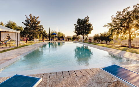 Casale Valdichiana: Schwimmbad, Eigentum, Grundeigentum, Zuhause, Wasser, Freizeit, Haus, Resort, Gebäude, Estate