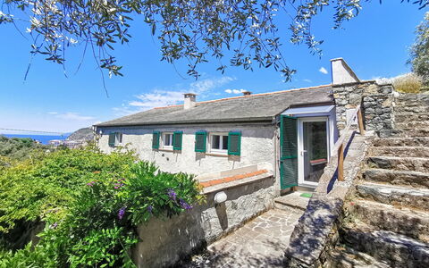 Il Frantoio Del Mesco - Levanto: Treppe, Fenster, Eigentum, Haus, Wand, Grundeigentum, Dach, Ländliches Gebiet, Steinwand