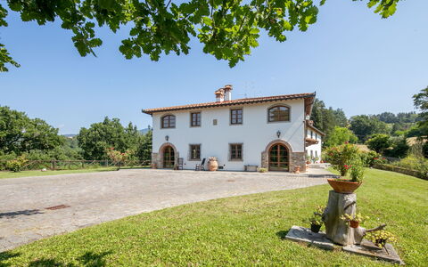Grezzano Villa: Pflanze, Gebäude, Himmel, Fenster, Baum, Haus, Gras, Grundstueck, Landschaft, Wohngebiet