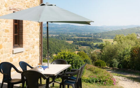 Villa Lugnano: Pflanze, Eigentum, Möbel, Tabelle, Gebäude, Himmel, Tisch Im Freien, Schatten, Stuhl, Baum