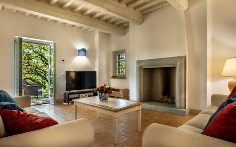 Villa Lucarella: Möbel, Interior Design, Wand, Flooring, Holz, Decke, Zimmer, Zuhause, Fussboden, Wohnzimmer