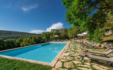 Villa Lucarella: Natur, Vegetation, Natürliche Landschaft, Sommer, Landschaft, Eco Hotel, Schwimmbad, Sonnenlicht, Villa, Resort