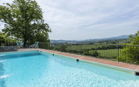 Villa Vigliano: Wasser, Himmel, Wolke, Wasservorräte, Eigentum, Pflanze, Schwimmbad, Natur, Azurblau, Baum