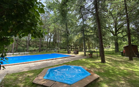 Villa Pania: Pflanze, Eigentum, Baum, Botanik, Schatten, Natürliche Landschaft, Vegetation, Gras, Rechteck, Freizeit