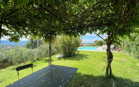 Villa Patrizia: Pflanze, Wasser, Natürliche Landschaft, Schatten, Gartenmöbel, Grundstueck, Baum, Freizeit, Öffentlicher Raum, Gras