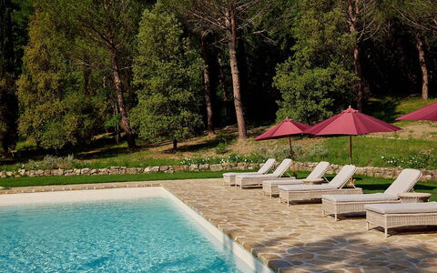 Villa Dell'abate: Wasser, Pflanze, Eigentum, Schwimmbad, Baum, Natürliche Landschaft, Schatten, Gartenmöbel, Freizeit, Gras