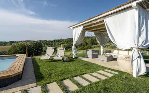 Villa Zara: Himmel, Eigentum, Pflanze, Wolke, Schatten, Wasser, Zelt, Grundstueck, Gras, Freizeit