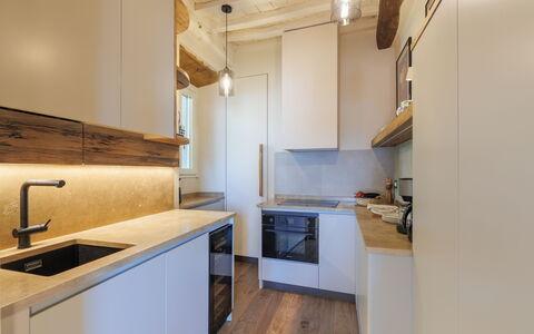 Casa Novecento: Cabinetry, Countertop, Spüle, Holz, Sinken, Küchengerät, Flooring, Herd, Küche, Fussboden