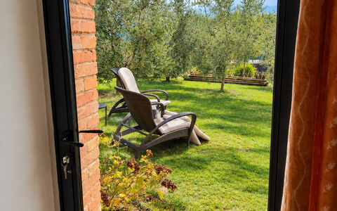 Lina - Podere Ribatti - Casole D'elsa, Toscana: Sonnenlicht, Holzbeize, Garten, Hinterhof, Landscaping, Hartholz, Home Door, Eco Hotel, Hazienda