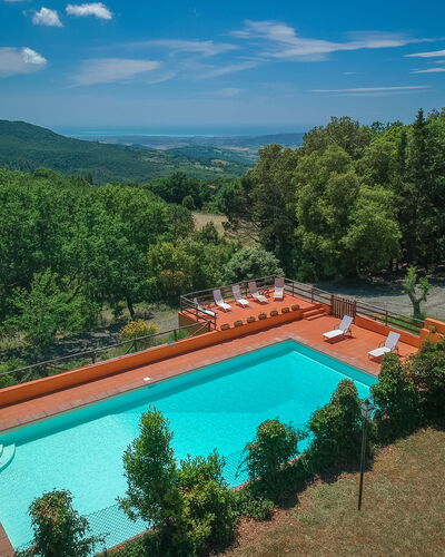 Tenuta De Paoli - Chianni, Pool, Wifi, Privacy, To: Wasser, Wolke, Pflanze, Himmel, Schwimmbad, Natur, Azurblau, Natürliche Landschaft, Baum, Freizeit