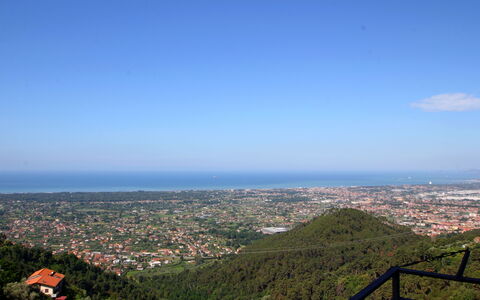 Panorama: Wolke, Himmel, Pflanze, Hochland, Terrain, Stadtbild, Kumulus, Baum, Horizont, Stadt