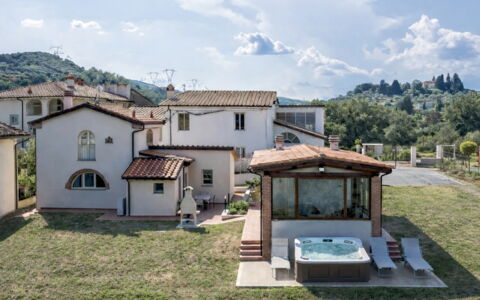 Villacolle 1, Poggio a Caiano, Hot Tub, Wifi, Ac: Zuhause, Haus, Estate, Villa, Balkon