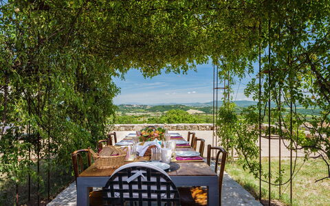 Terra Quercus: Grundstueck, Garten, Stuhl, Schatten, Küche & Esszimmer Tisch, Gartenmöbel, Tisch Im Freien, Landscaping, Eco Hotel, Plantage