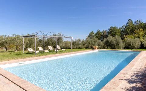 Villa la Felce: Blau, Schwimmbad, Hazienda, Resort, Villa