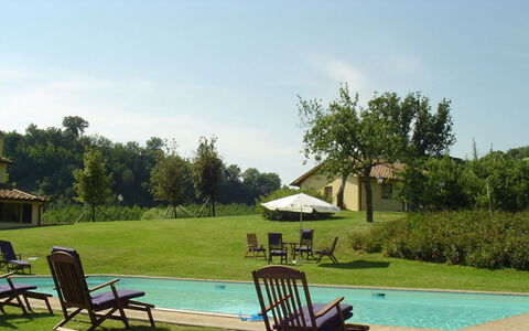 Magnolia e Camelia: Schwimmbad, Haus, Wohngebiet, Grundstueck, Rasen, Estate, Zuhause, Resort, Bauernhaus, Garten