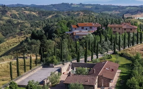 Villa la Tabaccaia: Landschaft, Grundstueck, Ländliches Gebiet, Chaparral, Bergstation, Estate, Dorf, Plantage, Shrubland