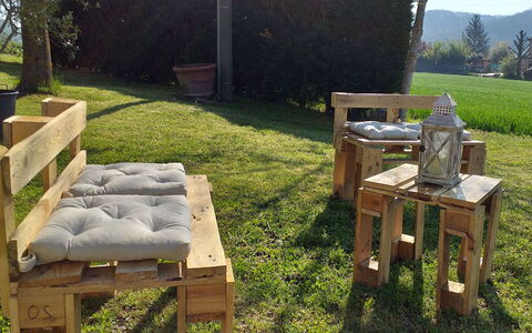Casalunga: Möbel, Holz, Gartenmöbel, Tisch Im Freien, Bank, Außenbank, Holzbeize, Garten, Hartholz, Planke