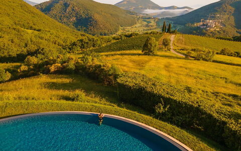 Villa Sibilla: Landschaft, Plantage, Schwimmbad, Landwirtschaft, Eco Hotel