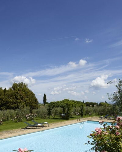 Villa del Riccio: Strauch, Garten, Estate, Landscaping, Hazienda, Villa, Schwimmbad, Plantage, Hof, Bauernhaus