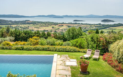 Villa Domus Papi: Schwimmbad, Estate, Resort, Garten, Landscaping, Bauernhaus, Hütte, Eco Hotel, Villa, Hinterhof