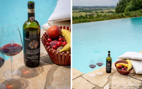 In the Heart of Chianti, Pool, Wifi, View - Lillia: Drinkware, Kelche, Weinglas, Wein, Barware