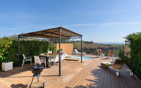 Casa Meletta: Möbel, Gartenmöbel, Schatten, Tabelle, Garten, Stuhl, Tisch Im Freien, Outdoor Struktur, Terrasse, Hinterhof