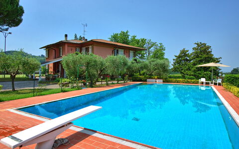 Villa Adriana: Schwimmbad, Resort, Eco Hotel, Hazienda, Estate, Villa, Landscaping, Schatten, Thermae, Hinterhof