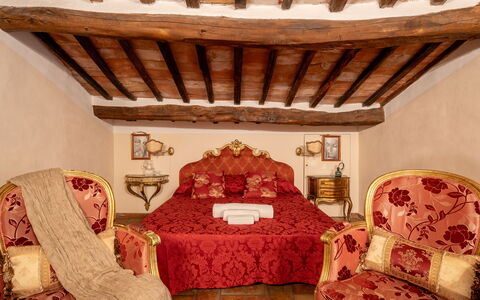 Portanuova Home, Colle Val D'elsa: Möbel, Wand, Interior Design, Holz, Schlafzimmer, Bett, Textil, Bettdecke, Bedding, Linens