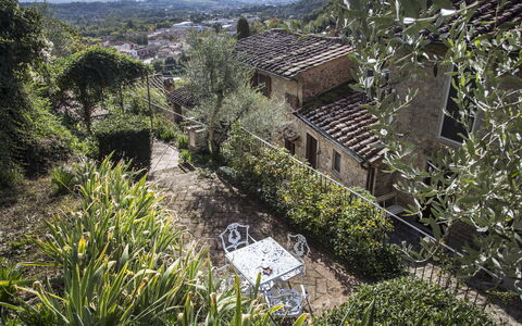 Il Canto Del Maggio: Vegetation, Strauch, Haus, Wohngebiet, Landschaft, Ländliches Gebiet, Dach, Frühling, Garten