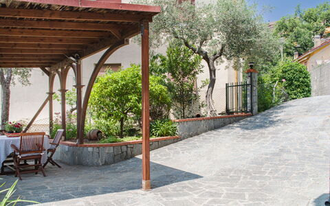 Il Caprifoglio: Blau, Gelb, Balkon, Holzbeize, Hotel, Zimmerpflanze