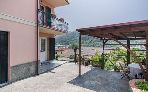 Il Caprifoglio: Blau, Gelb, Balkon, Holzbeize, Hotel, Zimmerpflanze