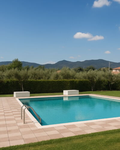 Villa Diamante: Schwimmbad, Resort, Verbundwerkstoff, Garten, Schatten, Water Feature, Landscaping, Hinterhof, Eco Hotel, Rasen