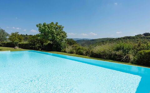 Villa Belchianti: Blau, Schwimmbad, Resort, Landscaping, Eco Hotel, Water Feature, Thermae