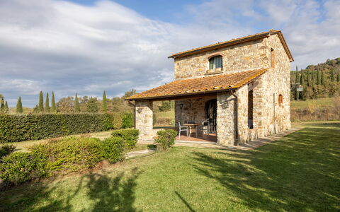 La Casina Cottage: Gras, Strauch, Landschaft, Wiese, Grundstueck, Ländliches Gebiet, Hütte, Tür, Bauernhaus
