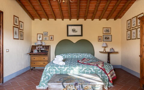 La Casina Cottage: Möbel, Interior Design, Zuhause, Schlafzimmer, Bett, Zimmer, Bilderrahmen, Bedding, Komfort, Linens