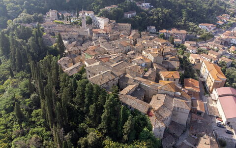 Torre di Serre: Nachbarschaft, Wohngebiet, Vogelperspektive, Dorf, Vorort, Luftaufnahmen, Stadtbild