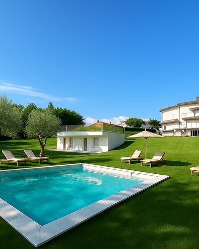 Villa al Glicine Proprietà: Schwimmbad, Garten, Grundstueck, Rasen, Resort, Schatten, Estate, Landscaping, Garten, Bauernhaus