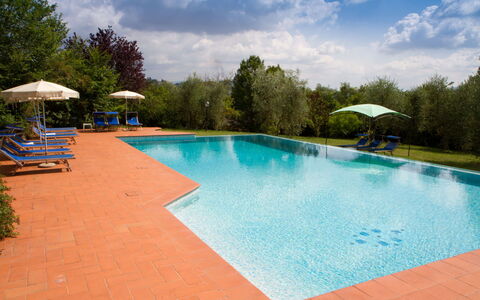 Relais de Ricci: Schwimmbad, Blau, Wasser, Resort, Gartenmöbel, Water Feature, Eco Hotel, Schatten, Freizeit, Hazienda