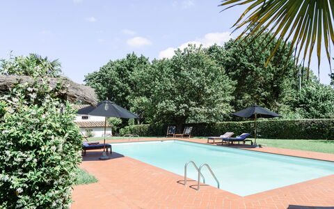 Fattoria: Schwimmbad, Resort, Schatten, Eco Hotel, Hazienda, Estate, Gartenmöbel, Garten, Landscaping, Villa