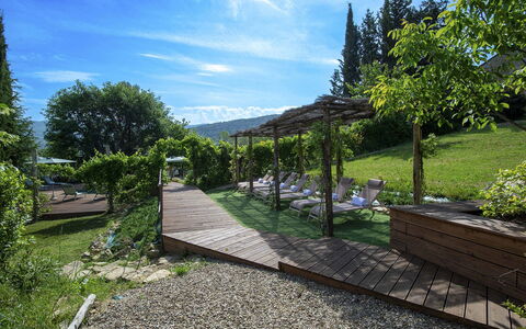 Villa Grevigiana: Strauch, Landschaft, Garten, Pflanzengemeinschaft, Grundstueck, Schatten, Ground, Gartenmöbel, Landscaping, Outdoor Struktur