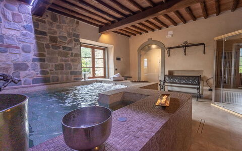 Villa Grevigiana: Flooring, Die Architektur, Badewanne, Verbundwerkstoff, Schwimmbad, Armatur, Resort, Estate, Fliese