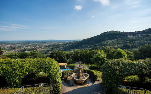 Villa la Brezza: Landschaft, Hügel, Frühling, Bergstation, Kumulus, Hecke