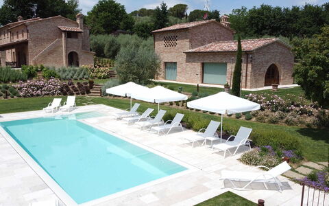 Villa Ripa: Schwimmbad, Gartenmöbel, Resort, Garten, Estate, Landscaping, Sonnenliege, Rasen, Hinterhof, Hazienda