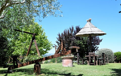 Terre di Giano Private Pool and View, Umbria: Garten, Kofferraum, Rasen, Park, Landscaping, Garten, Hinterhof